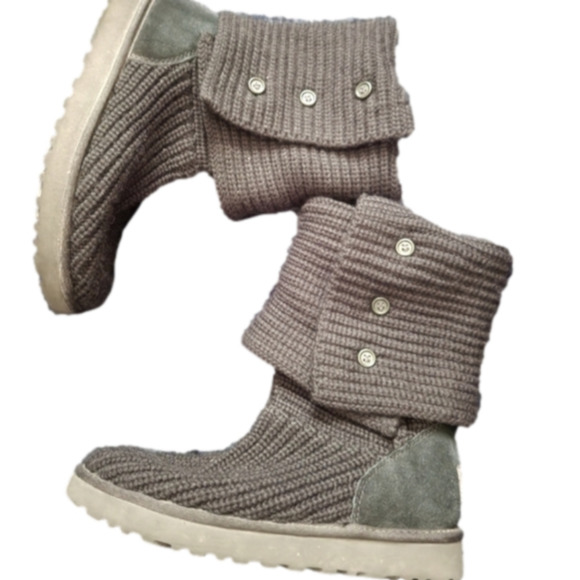 UGG Shoes - Ugg Women's Classic Cardy Boots Black * Please View Pictures